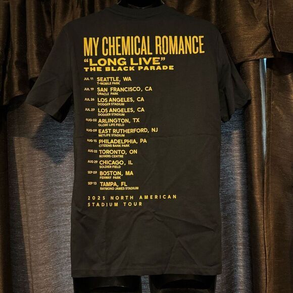 MCR My Chemical Romance 2025 North American Tour T-Shirt Doberman Men’s Medium - Picture 2 of 3